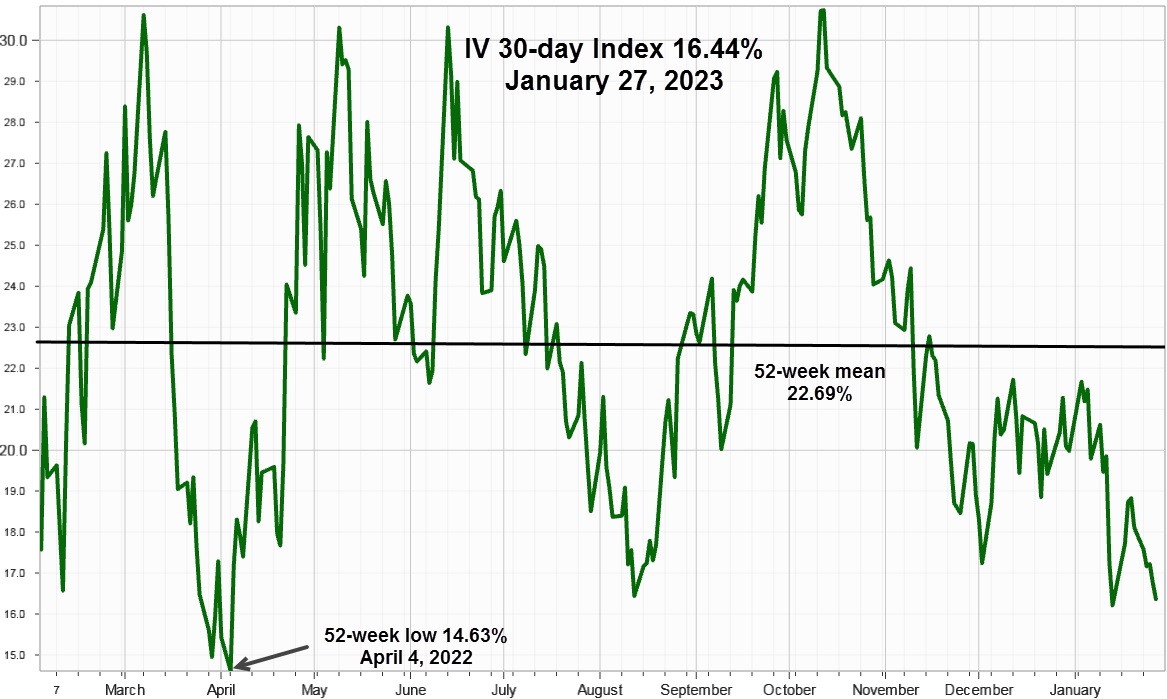 Ivolatility spot price chart